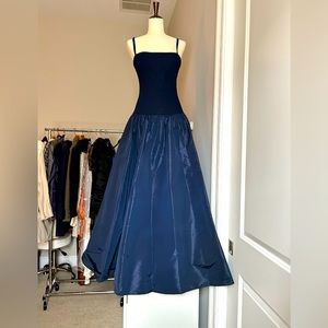 Elegant Navy Blue Ballroom gown